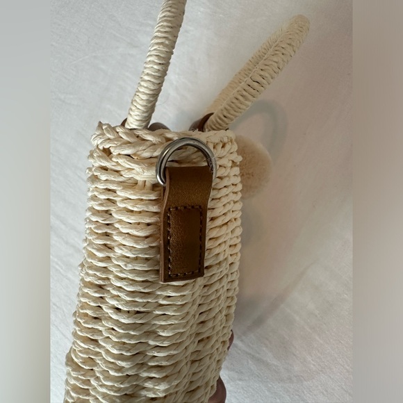 White Rafia Mini Bag - Picture 6 of 8